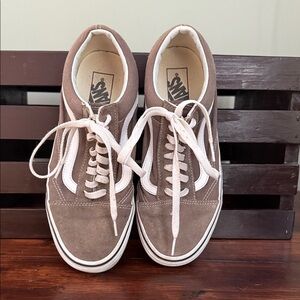 Vans Brown Suede Sneakers